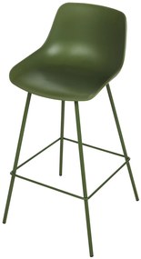 Sada 2 barových stoličiek zelená EMMET Beliani