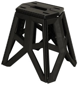 KIK KX3294 Skladacia kempingová stolička 39,5 cm, čierna