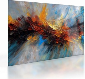 Sklenený obraz - Farebná textúra (70x50 cm)