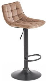 Barová stolička 106x43 cm antracit/hnedá