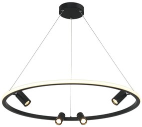 Zambelis 22013 - LED Stmievateľný luster na lanku LED/59W/230V pr. 79 cm čierna