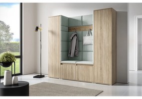 Predsieňová stena AMI 31 Bez zrkadla Dub sonoma Mätová