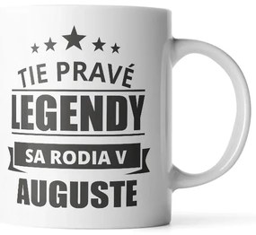 Sablio Hrnček Tie pravé legendy sa rodia v auguste - 890 ml - XXL