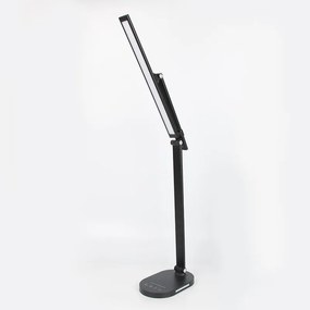 Stolná LED lampa VOLTIA s bezdrôtovou nabíjačkou a USB