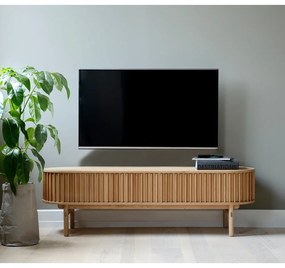 TV stolík v dekore duba v prírodnej farbe 160x48 cm Carno – Unique Furniture