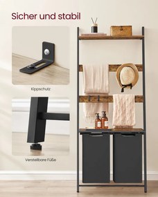 Kôš na bielizeň s policou BLH221B01