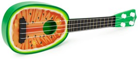 ECOTOYS Ukulele gitara pre deti štvorstrunová vodný melón