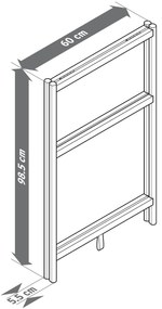 Stojan na uteráky z masívneho dreva