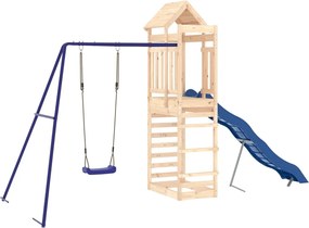 vidaXL Vonkajšia súprava na hranie masívna borovica