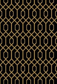 Koberec Cosmic Carving 5103 GREY/GOLD rozmery koberec: 80x150 cm