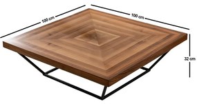 Konferenčný stolík Cora Walnut