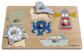Drevené vkladacie puzzle (počet dielikov 6) Ocean – Kindsgut