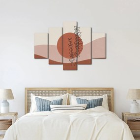 Obraz - Boho listy N⁰1 (150x105 cm)