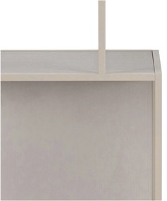 Knihovna SEAFORD I 185 cm šedá