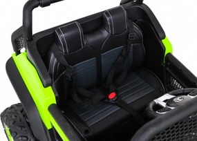 Ramiz Mercedes Benz Unimog pre deti Zelený + pohon 4x4