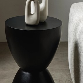 Odkládací stolek Lavia 35 cm mangové dřevo černý