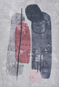 My Flair, Kusový koberec Jordan CA30015 grau – na von aj na doma, 160x230, viacfarebná, chodba / predsieň