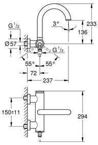 GROHE Atrio - Páková vaňová batéria, supersteel 32652DC3