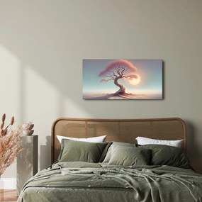 Obraz strom života v ružovom svetle