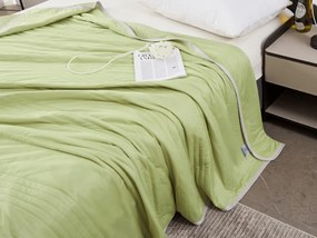 Chladiaca letná prikrývka CELIA, zelená Rozmer: 140 x 200 cm