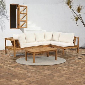 Záhradná sedacia súprava z agátového dreva Avenberg ALTORA