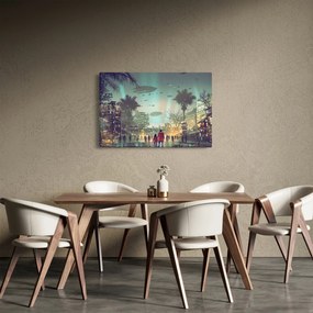 Obraz - mesto v budúcnosti (90x60 cm)