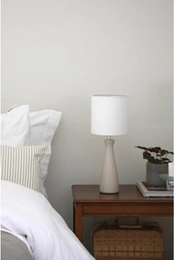 Krémová stolová lampa s textilným tienidlom (výška 42 cm) Birillo – Markslöjd