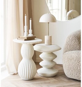 Kamenný okrúhly odkladací stolík ø 36 cm Blackburn – House Nordic