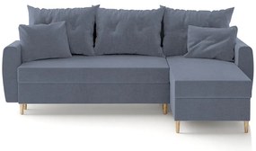 Rohová sedacia súprava Romeo Herbi 25 modrá