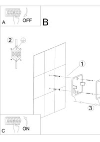 Nástenné LED svietidlo Luca, 1xled 6w, 3000k, w