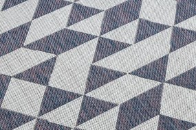 Koberec SIZAL SION geometric 22373 ecru/nebeský/rúž