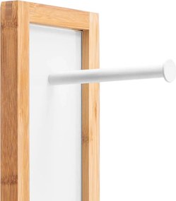 Tutumi REA - Bambusový kúpeľňový stojan na toaletný papier a kefu, White 321502, HOM-04000