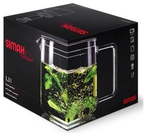 Simax Sklenená kanvica FROM s nerezovým filtrom 1,3 l