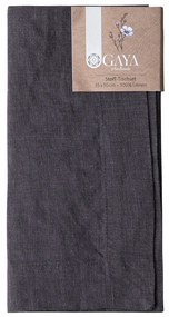 Antracitové ľanové prestieranie 35 x 50 cm - Gaya Ambiente - 596448