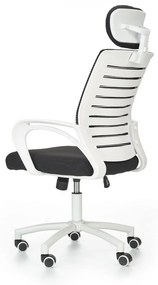 Kancelárska stolička Socket, čierna / biela