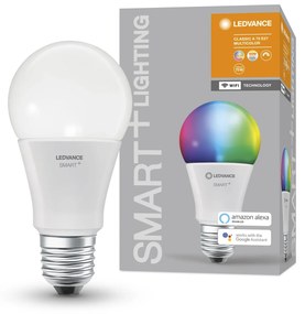LEDVANCE Inteligentná LED žiarovka SMART+ WIFI, E27, A75, 9,5W, 1055lm, 2700-6500K, teplá-studená biela, RGB