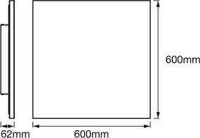 Osram - LED RGBW Stmievateľné stropné svietidlo SMART+ PLANON LED/40W/230V