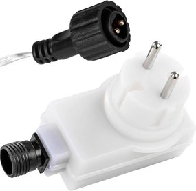 Vianočné osvetlenie 10 m, 100 LED, farebné, zelený kábel