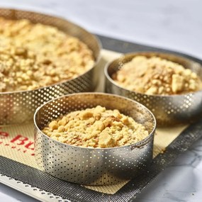 De Buyer 3098.07 Perfor. kruh. rám 18,5 cm, nehrdz. oceľ, 18,5 cm