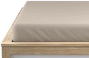 Jersey plachta cappuccino 90 x 200 cm