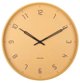 Karlsson 5950YE dizajnové nástenné hodiny 40 cm