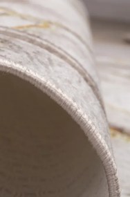 Protišmykový koberec MILANO 90003-01 krémový / zlatý