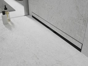 Mexen Flat nerezový sprchový žľab na stenu 60 cm vzor WALL, 1030060