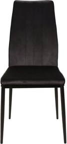 SI Stolička Atom Velvet čierna