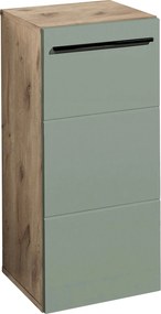 XXXLutz SPODNÁ SKRINKA, zelená, farba duba, 34/72/31 cm Xora - Kúpeľňové skrinky - 001279019209