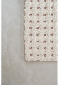 Slonovinový prateľný/ručne tkaný vlnený behúň 80x230 cm Unexpected Wool – Lorena Canals