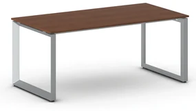 Kancelársky stôl PRIMO INSPIRE, sivostrieborná podnož, 1800 x 900 mm, čerešňa