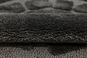 Kúpeľňový koberček Ocean tmavosivý kruh