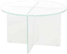 Okrúhly konferenčný stolík zo skla Iris
