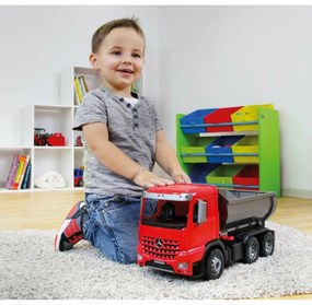 Lena Auto sklápač Worxx plast 46cm 1:15 v krabici Mercedes Arocs 04610